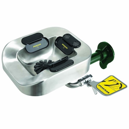 Speakman Eye/Face Wash Station, Wall Mounted, 8.25 H., 14.94 W SE-1050-PT